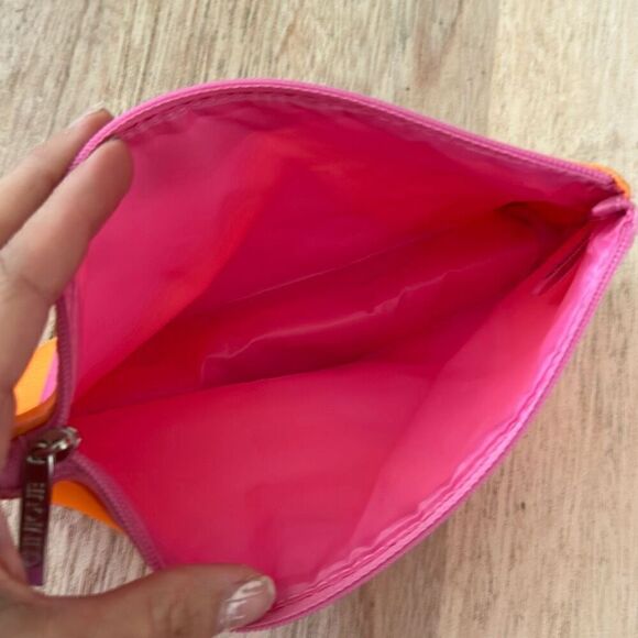 Merimekko for Clinique orange and pink cosmetic bag make up bag - Picture 4 of 4